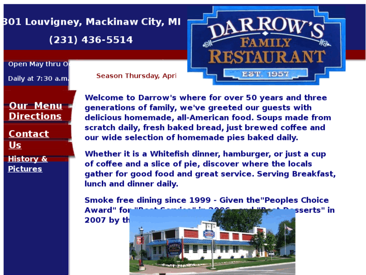 www.darrowsfamilyrestaurant.com