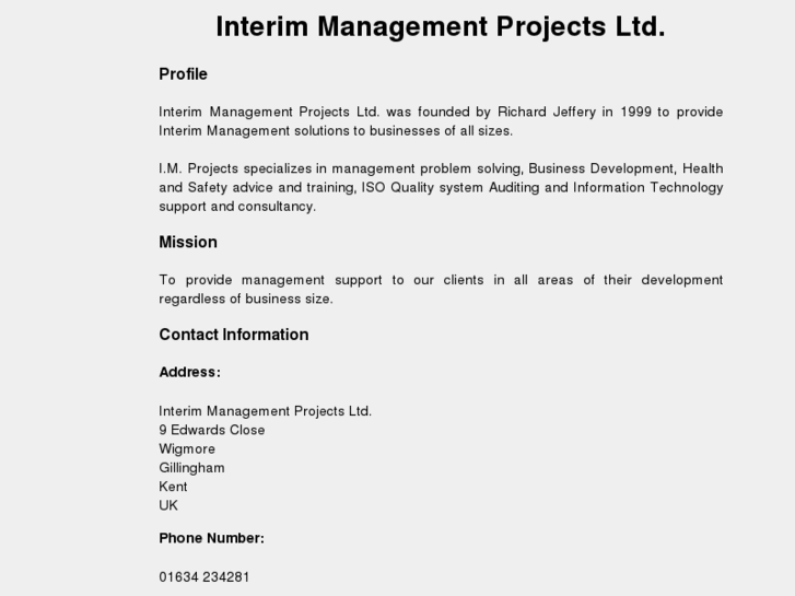 www.improjects.co.uk