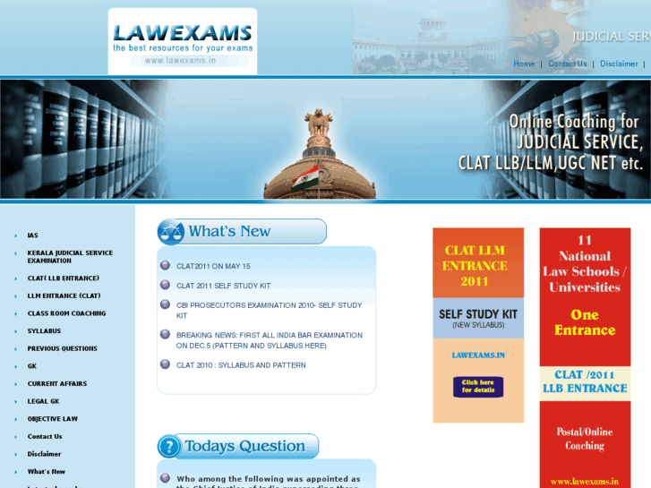 www.lawexams.in