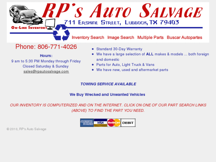 www.rpautosalvage.com