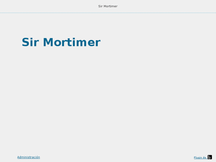 www.sirmortimer.com