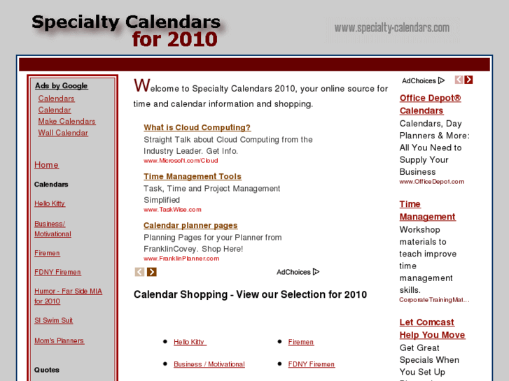 www.specialty-calendars.com