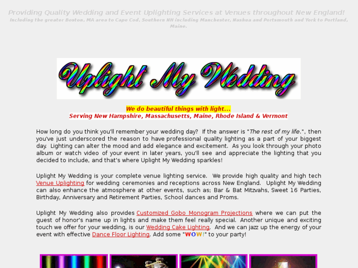 www.uplightmywedding.com