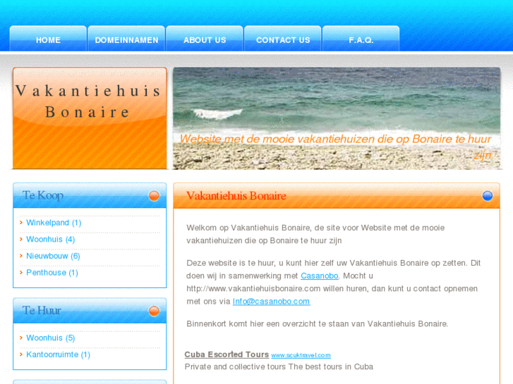 www.vakantiehuisbonaire.com