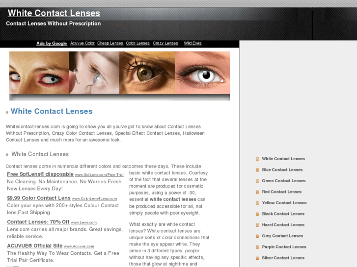 www.whitecontact-lenses.com