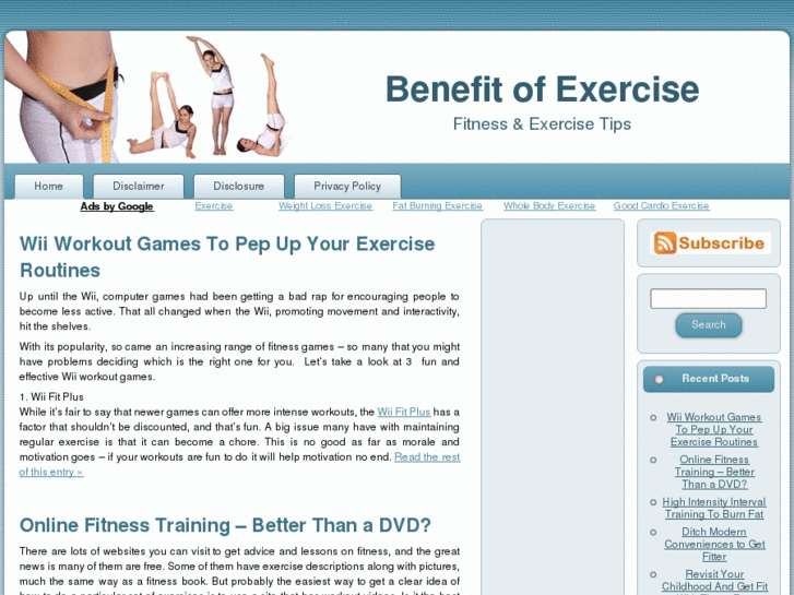 www.benefitofexercise.com