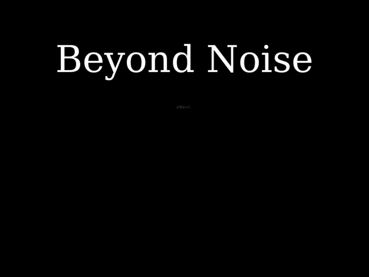 www.beyondnoise.com