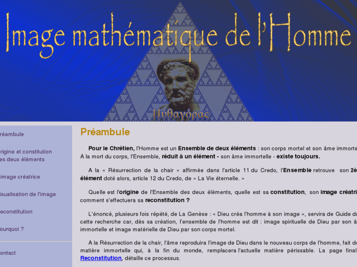 www.imagemathematiquedelhomme.com