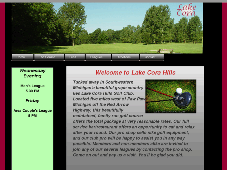 www.lakecoragolf.com