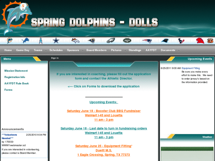 www.springdolphins.org