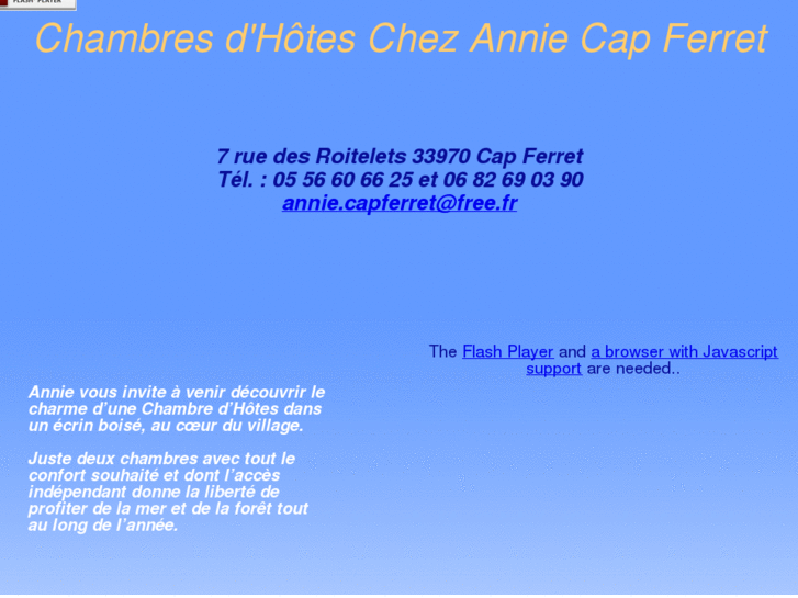 www.chezannie-capferret.com