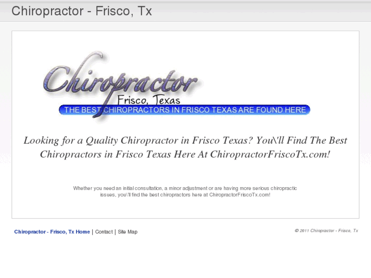 www.chiropractorfriscotx.com