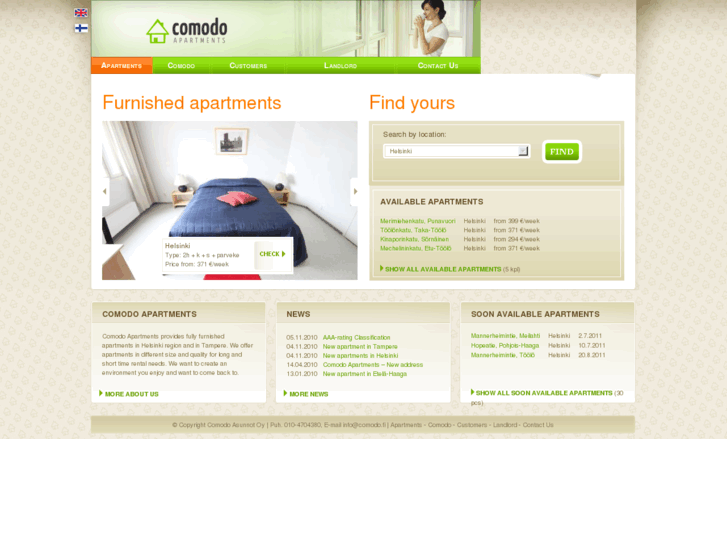 www.comodoapartments.com