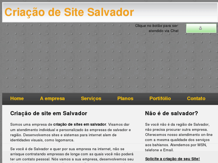 www.criacaodesitesalvador.net