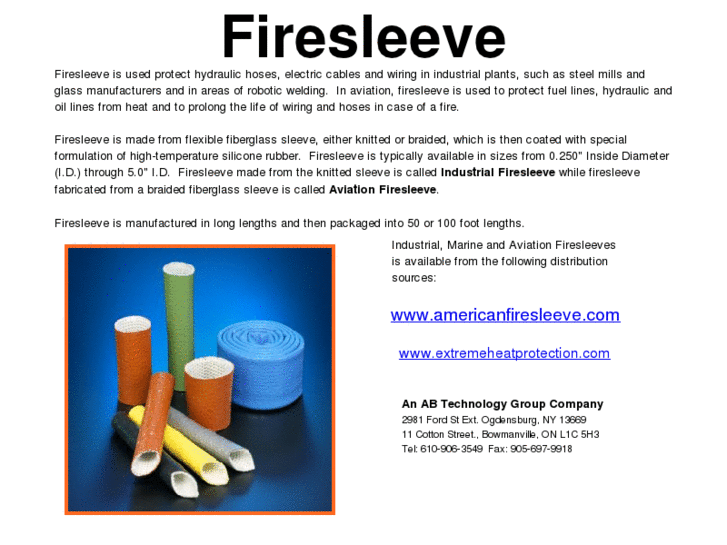 www.fire-sleeve.com