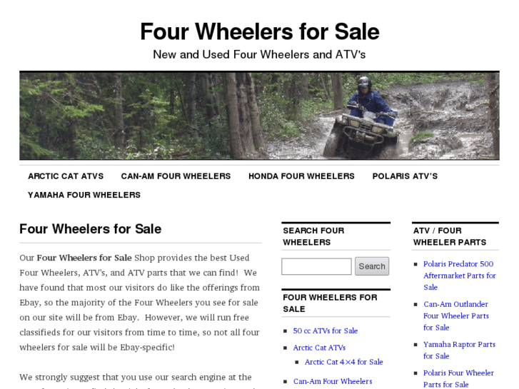 www.four-wheelers-for-sale.com