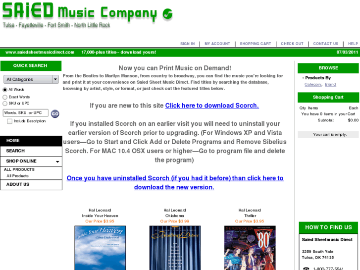 www.saiedsheetmusicdirect.com