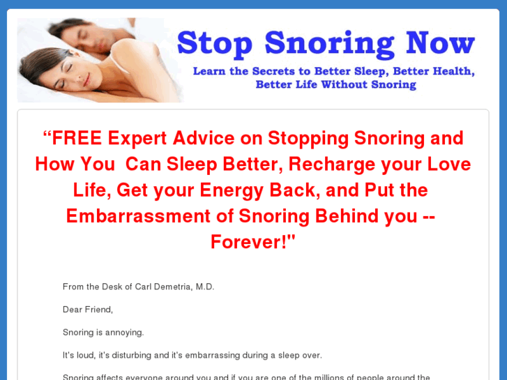 www.stoppingsnoringnow.com