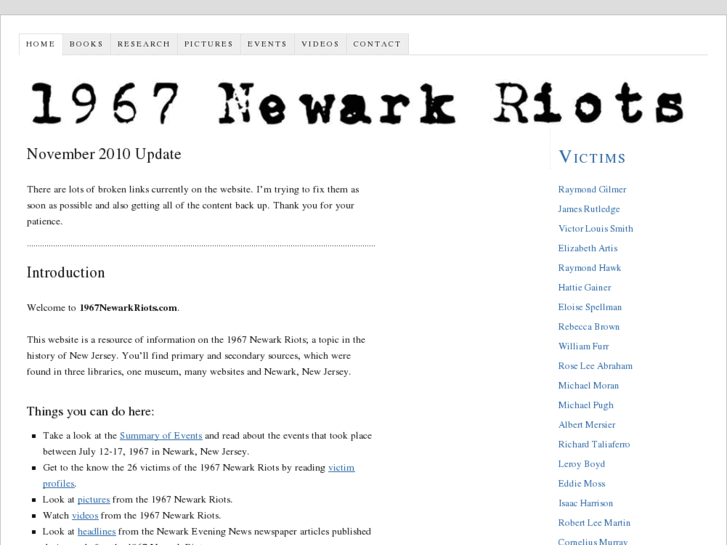 www.1967newarkriots.com