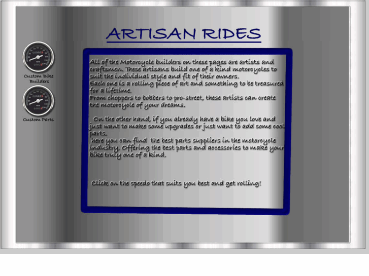 www.artisanrides.com