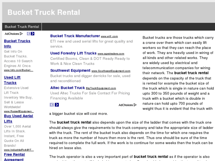 www.buckettruckrental.org