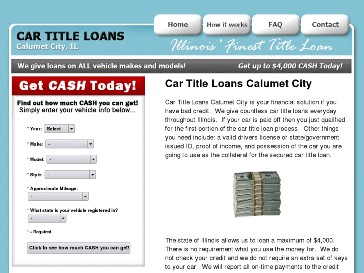 www.cartitleloanscalumetcity.info