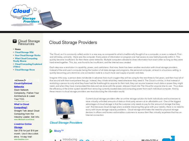 www.cloudstorageproviders.org