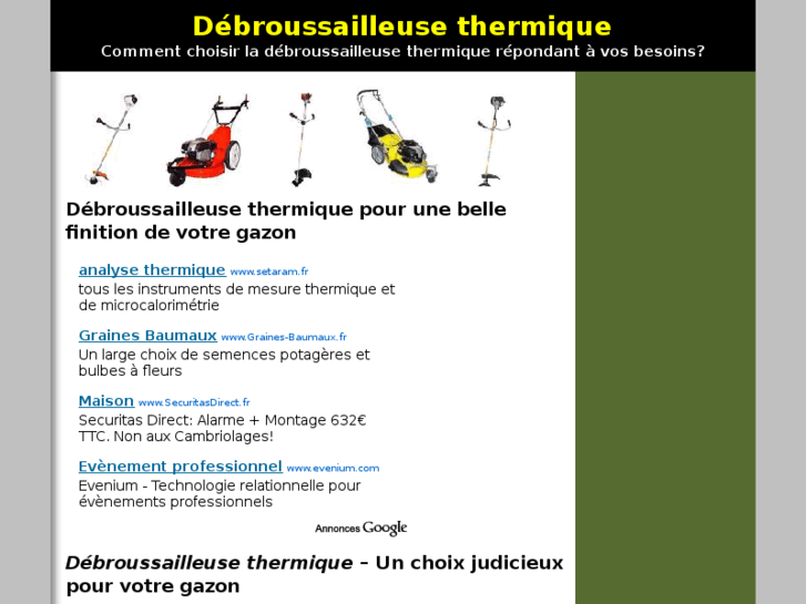 www.debroussailleusethermique.com