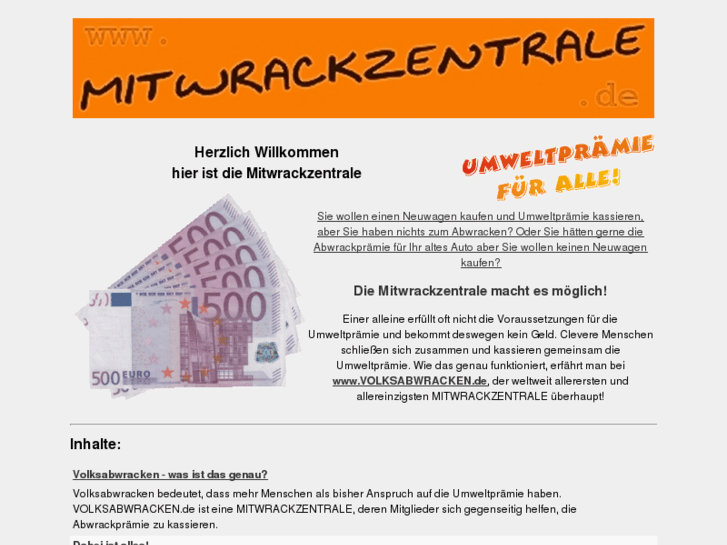 www.mitwrackzentrale.de