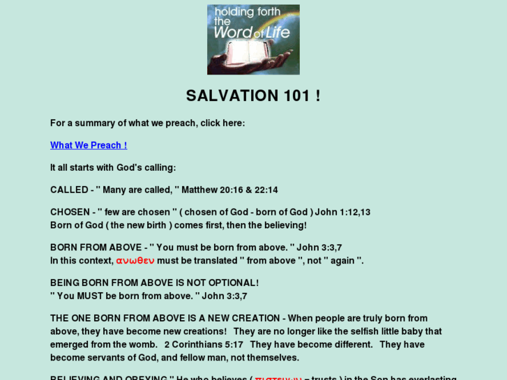 www.salvation101.info