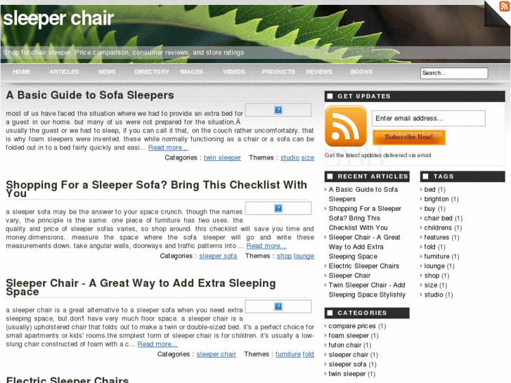 www.sleeperchair.org