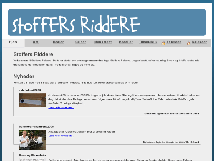 www.stoffersriddere.dk