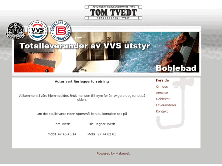 www.tomtvedt.no