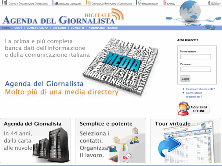 www.agendadelgiornalista.net