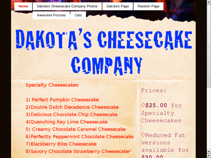 www.dakotascheesecakes.com