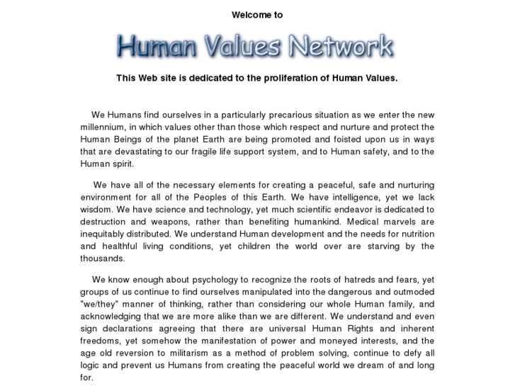 www.humanvalues.net