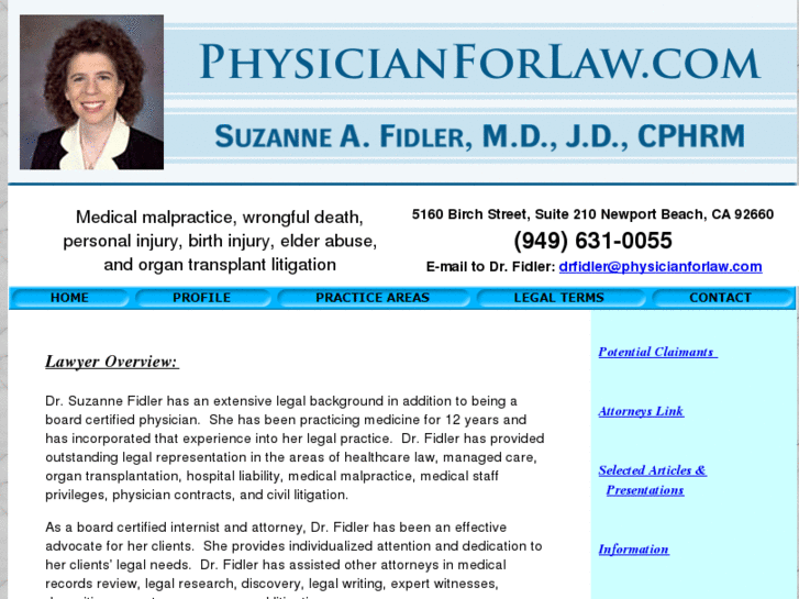 www.physicianforlaw.com