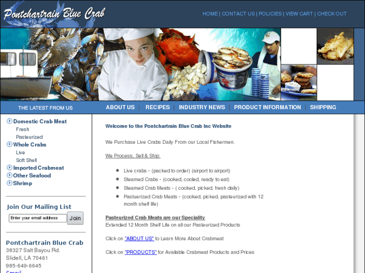 www.pontchartrainbluecrab.com