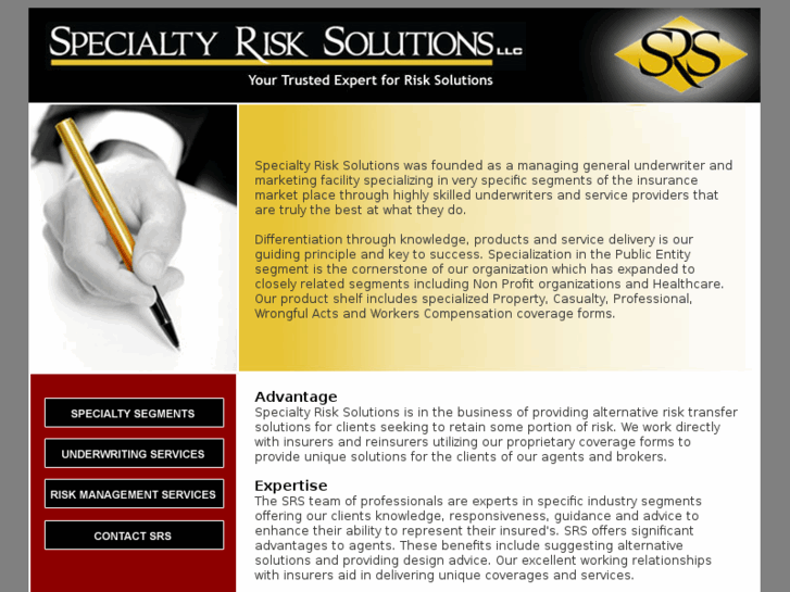 www.specialtyrisksolutions.com