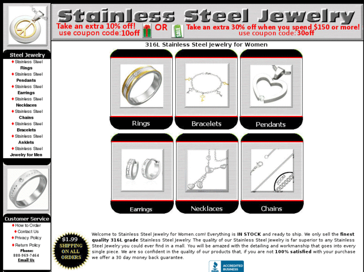 www.stainlesssteeljewelryforwomen.com