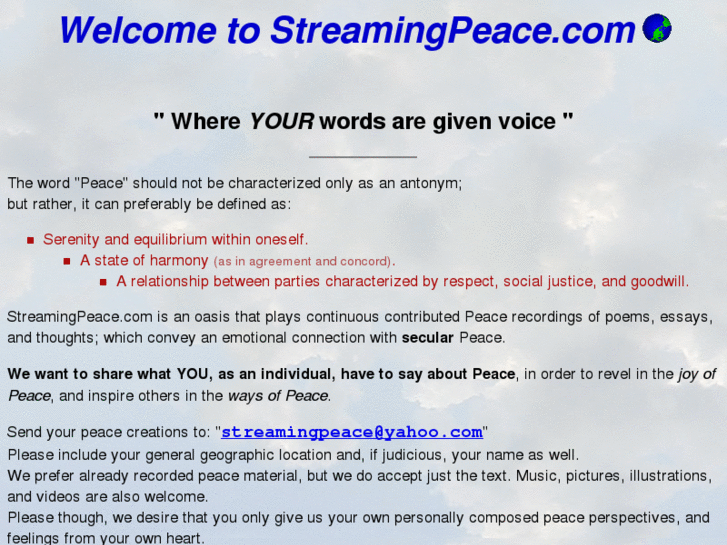 www.streamingpeace.com