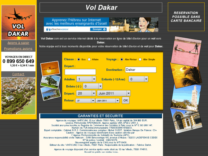 www.vol-dakar.com