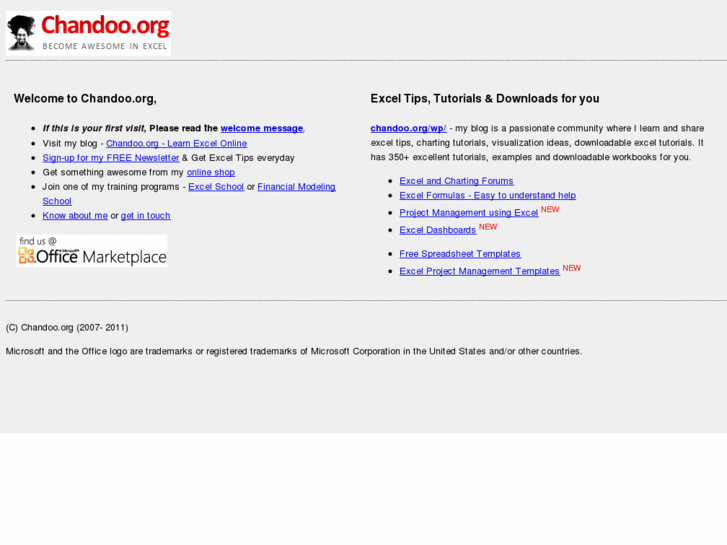 www.chandoo.org