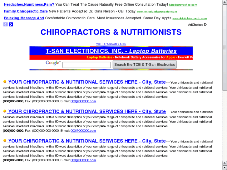 www.chiropractorsandnutritionists.com