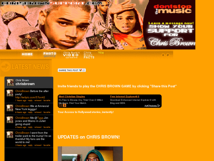 www.chrisbrownsupport.com