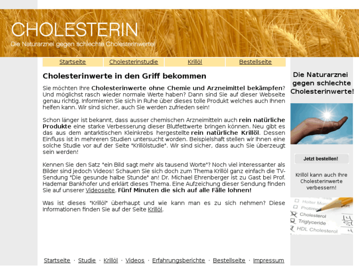 www.colesterin-werte.com