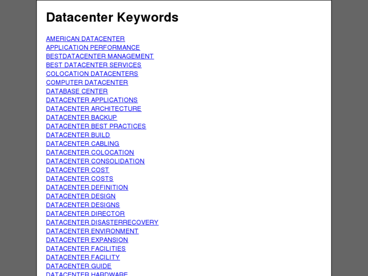 www.datacenterapplications.com