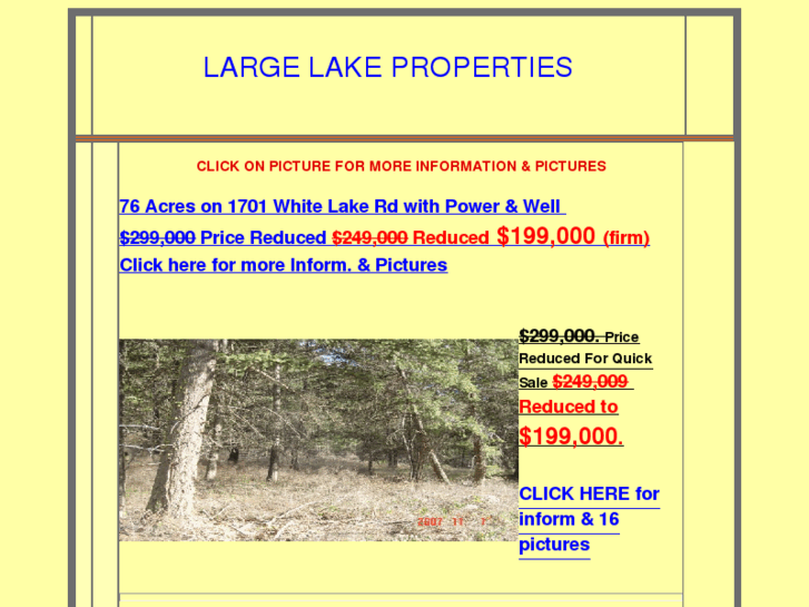 www.largelakeproperties.com