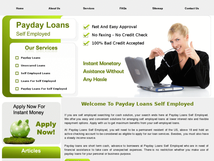 www.paydayloansselfemployed.com