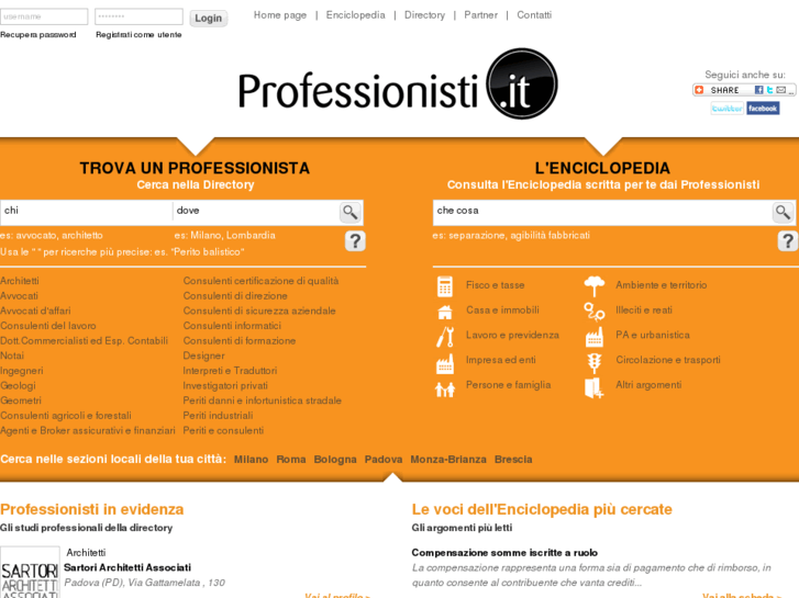 www.professionisti.it